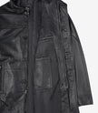 Bristol Black Mens Leather Car Coat