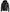 Mens Black Cafe Racer Leather Jacket With Detachable Hood