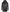 Black Shearling Three Quarter Length Coat Mens