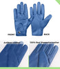 Mens Real Leather Blue Driving Gloves