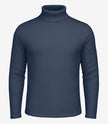 Mens Blue Turtleneck Sweater