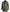 Mens Military Green Leather Car Coat