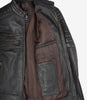 Men's Real Leather Distressed Brown Biker Style Jacket