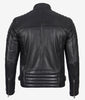 Men's Black Biker Style Leather Jacket