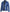 Mens Classic Blue Cafe Racer Leather Jacket