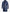 Mens Real Leather Blue Car Coat