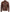 Austin Chocolate Brown Waxed Mens Perforated Leather Jacket