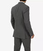 Grey Three Piece Two Button Suit Mens