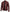 Mens Maroon Distressed Cafe Racer Leather Jacket