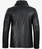 Mens Black Leather Blazer Jacket