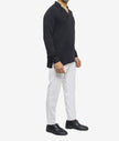 Mens Black Linen Shirt