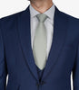 Mens Peak Lapel 3 Piece Blue Suit