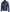 Mens Real Lambskin Leather Blue Waxed Trucker Jacket