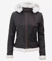 Women Brown B3 Bomber Jacket