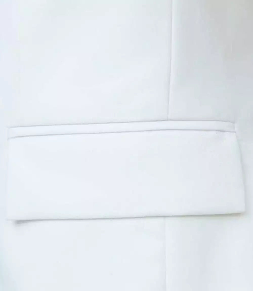 Mens Shawl Lapel Double Breasted White Tuxedo