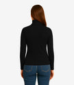 Womens Black Turtleneck Shirt 