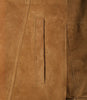 Light Brown Womens Suede Coat