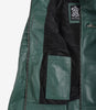 Womens Real Leather Green Biker Jacket