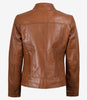 Montana Womens Camel Leather Jacket
