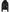 The Celeste: Womens Black Bomber Leather Jacket with Removable Hood