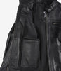 Womens Black Real Leather Motorcycle Jacket