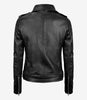 Womens Black Asymmetrical Moto Leather Jacket