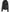 Womens Petite Black Bomber Hooded Leather Jacket