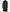 Womens 3 4 Length Black Wide Collar Leather Coat