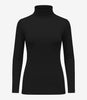 Womens Black Turtleneck Shirt 