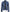 Womens Real Lambskin Leather Blue Quilted Biker Jacket
