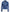 Womens Real Lambskin Leather Blue Moto Jacket