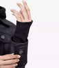 Womens Black Bomber Jacket With Hood
