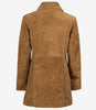 Light Brown Womens Suede Coat