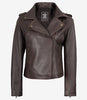 Colorado Womens Dark Brown Leather Jacket