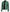 Womens Biker Racer Green Leather Jacket