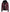 Womens Maroon Hooded Bomber Leather Jacket