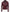 Womens Real Lambskin Leather Asymmetrical Maroon Moto Jacket