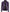 Womens Shirt Collar Purple Leather Jacket