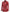 Womens Red Belted Moto Leather Jacket