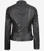 Womens Ruboff Brown Leather Jacket