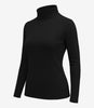 Womens Black Turtleneck Shirt 