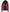 Womens Red Hooded Bomber Leather Jacket