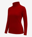 Womens Red Turtleneck Shirt 
