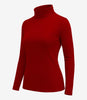 Womens Red Turtleneck Shirt 