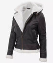 Women Brown B3 Bomber Jacket