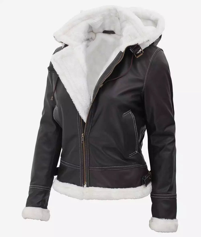 Women Brown B3 Bomber Jacket